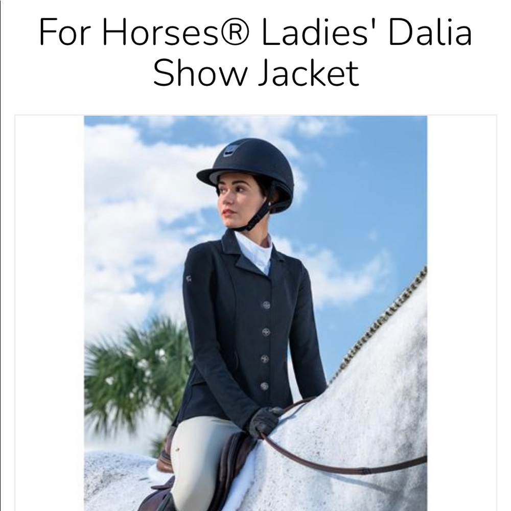 NET! For horses show jacket